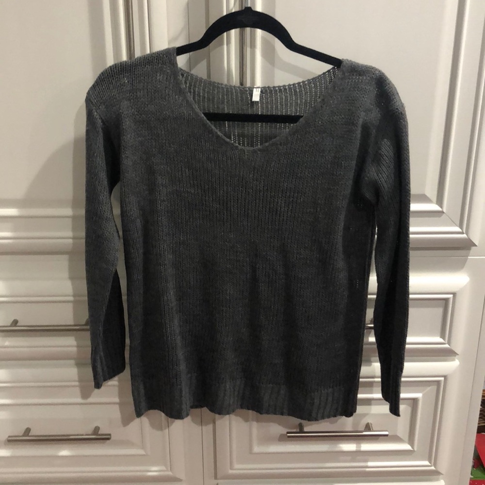 Grey sweater